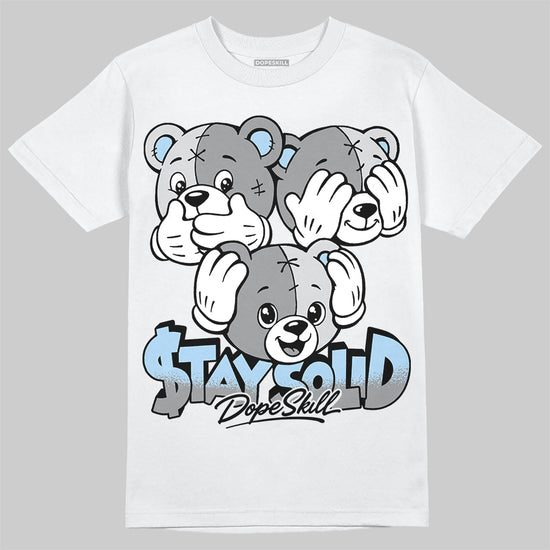 Jordan 5 Wolf Grey DopeSkill T-Shirt Stay Solid Graphic Streetwear - White