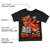 Satin Bred 1s DopeSkill Toddler Kids T-shirt Born To Be Rich Graphic