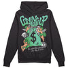 Jordan 1 High OG Green Glow DopeSkill Hoodie Sweatshirt Money Bag Coming Up Graphic Streetwear - Black