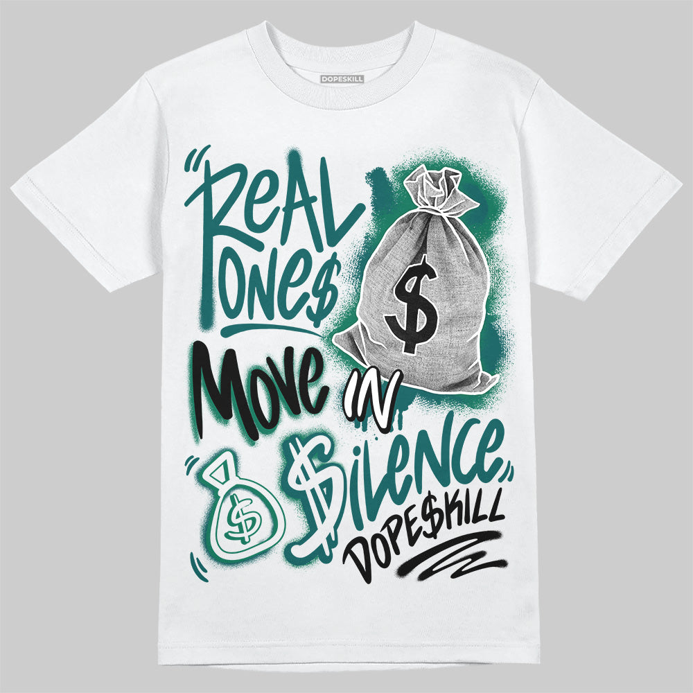 ASICS Gel-1130 'White Dark Neptune' DopeSkill T-Shirt Real Ones Move In Silence Graphic Streetwear - WHite