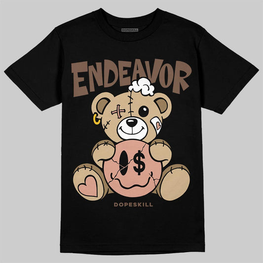 TAN Sneakers DopeSkill T-Shirt Endeavor Graphic Streetwear - Black