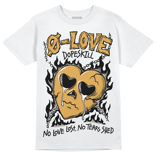Jordan 11 "Gratitude" DopeSkill T-Shirt No Love Graphic Streetwear - White