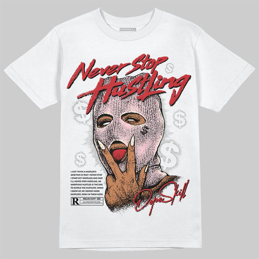 ASICS Gel-Nimbus 10.1 Strawberry DopeSkill T-Shirt Never Stop Hustling Graphic Streetwear - White