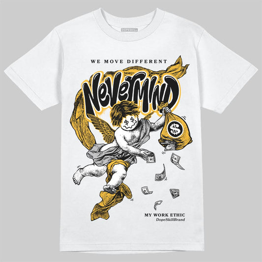 Jordan 5 'Tokyo' DopeSkill T-Shirt Nevermind Graphic Streetwear - White 