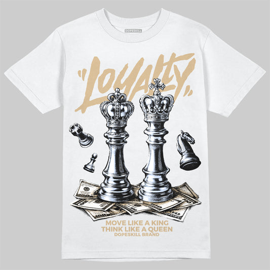 TAN Sneakers DopeSkill T-Shirt Loyalty Graphic Streetwear - White