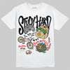 TAN  Sneakers DopeSkill T-Shirt Study Hard Graphic Streetwear - White