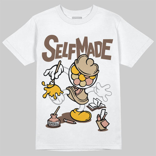TAN Sneakers DopeSkill T-Shirt Self Made Graphic Streetwear - White