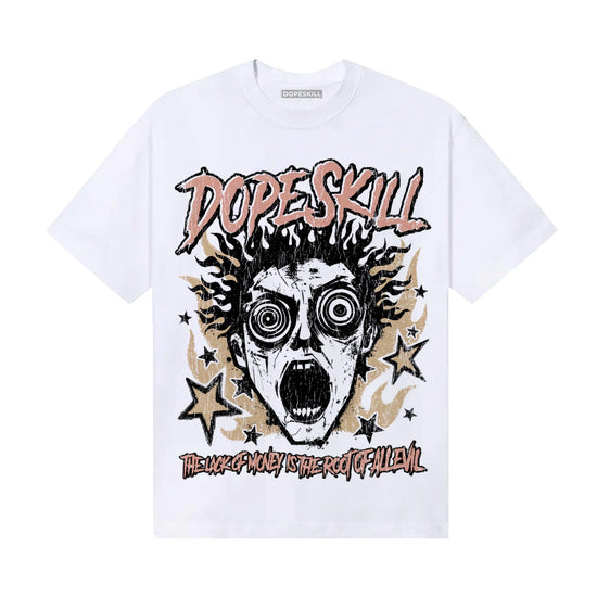 TAN Sneakers DopeSkill T-Shirt Root of Evil Graphic Streetwear - White