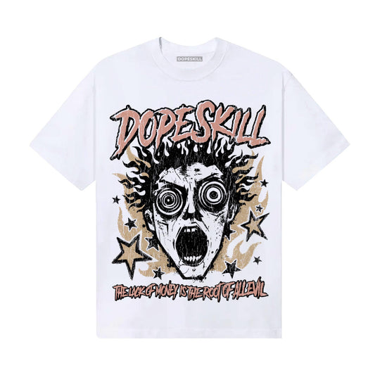TAN Sneakers DopeSkill T-Shirt Root of Evil Graphic Streetwear - White