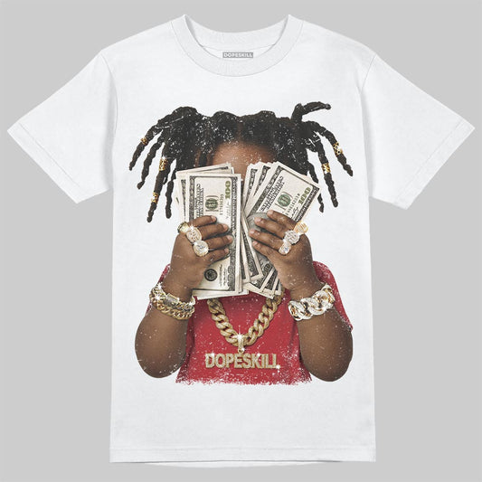 Air Foamposite One Cough Drop (2025) DopeSkill T-Shirt Rich Youth Graphic Streetwear - White
