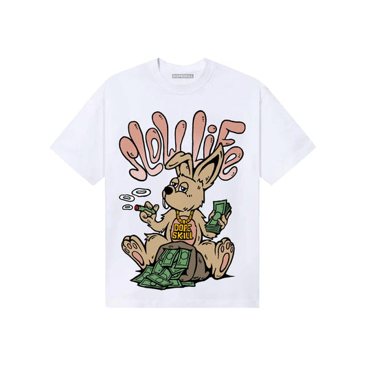 TAN Sneakers DopeSkill T-Shirt Slow Life Graphic Streetwear - White
