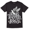 Jordan 1 Retro Low OG Black Cement DopeSkill T-Shirt Juneteenth 1865 Graphic Streetwear - Black