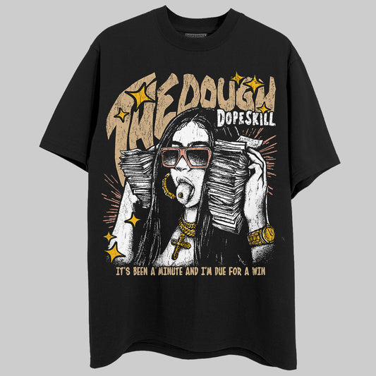 TAN Sneakers DopeSkill T-Shirt The Dough Graphic Streetwear - Black