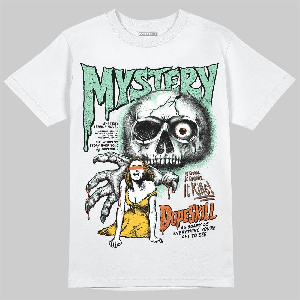 SB Dunk Low Rodeo Tourmaline DopeSkill T-Shirt Mystery Ghostly Grasp Graphic Streetwear - White
