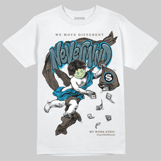 Jordan 3 GS “We Outside” DopeSkill T-Shirt Nevermind Graphic Streetwear - White