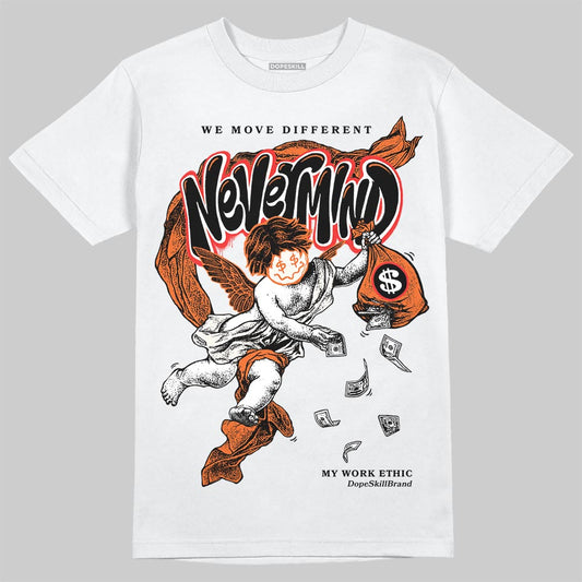 Jordan 1 Retro High OG Shattered Backboard (2025) DopeSkill T-Shirt Nevermind Graphic Streetwear - White