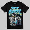 Jordan 11 Retro Gamma Blue (2025) DopeSkill T-Shirt Paper Chaser Boy Graphic Streetwear - Black