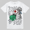 Jordan 5 Wolf Grey DopeSkill T-Shirt Loyal To The Bag Graphic Streetwear - White 
