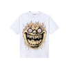 TAN Sneakers DopeSkill T-Shirt Hellfire Graphic Streetwear - White