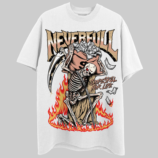 TAN Sneakers DopeSkill T-Shirt NeverFull Graphic Streetwear - White 