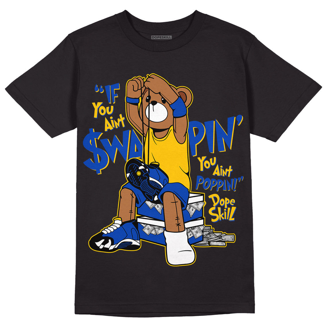 Jordan 14 “Laney” DopeSkill T-Shirt If You Aint Graphic Streetwear - Black