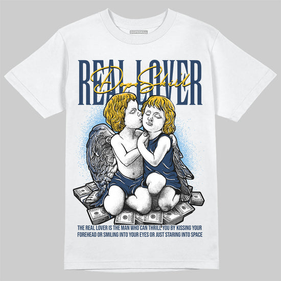 Jordan 4 Retro ‘Dunk From Above’ DopeSkill T-Shirt Real Lover Graphic Streetwear - WHite