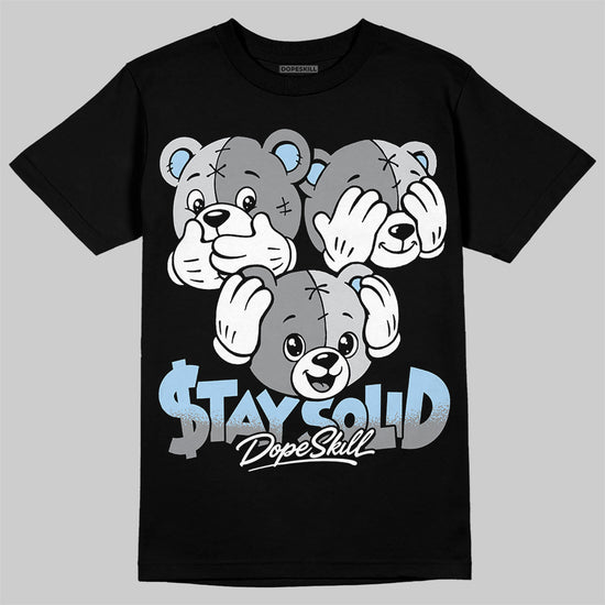 Jordan 5 Wolf Grey DopeSkill T-Shirt Stay Solid Graphic Streetwear - Black