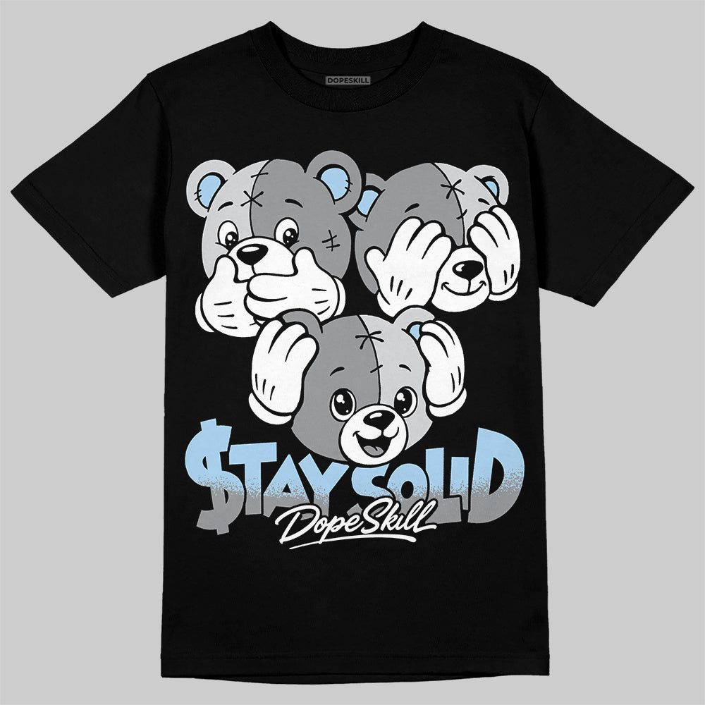 Jordan 5 Wolf Grey DopeSkill T-Shirt Stay Solid Graphic Streetwear - Black