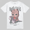 AMIRI White & Pink Stars Court Sneakers DopeSkill T-Shirt Money Talks Graphic Streetwear - White