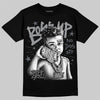 Jordan 5 Wolf Grey DopeSkill T-Shirt Boss Up Graphic Streetwear - Black