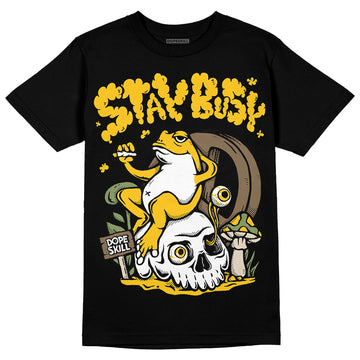 Yellow Sneakers DopeSkill T-Shirt Stay Busy Graphic Streetwear - Black