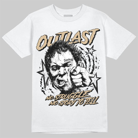 TAN Sneakers DopeSkill T-Shirt Outlast Graphic Streetwear - White