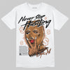 Jordan 14 Golf "US Open" DopeSkill T-Shirt Never Stop Hustling Graphic Streetwear - White