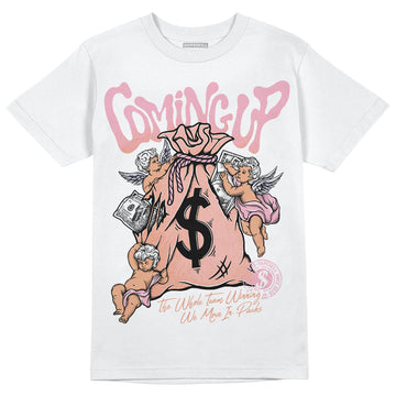 Jordan 11 Low “Legend Pink” DopeSkill T-Shirt Money Bag Coming Up Graphic Streetwear - White