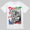 Jordan 11 City Pack “285” Atlanta DopeSkill T-Shirt Pocket Change Graphic Streetwear - White