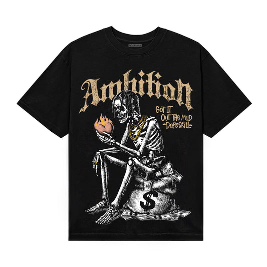 TAN Sneakers DopeSkill T-Shirt Ambition Graphic Streetwear - Black