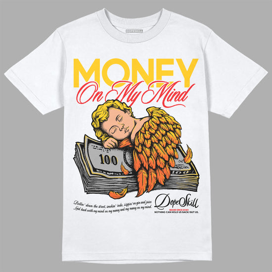 Yellow Sneakers DopeSkill T-Shirt MOMM Graphic Streetwear - White