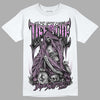 Jordan 2 “Mauve/Off-Noir” DopeSkill T-Shirt Life or Die Graphic Streetwear - White