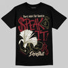 SB Dunk Low “Dark Team Red/Olive Flak” DopeSkill T-Shirt Speak It Graphic Streetwear - Black