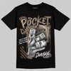 A Ma Maniére x Air Jordan 4 “Dark Mocha” DopeSkill T-Shirt Pocket Change Graphic Streetwear - black