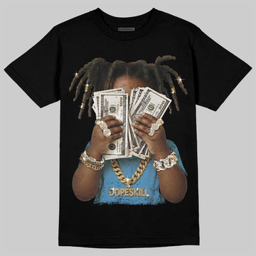 Air Max 95 OG Blue Spark DopeSkill T-Shirt Rich Youth Graphic Streetwear - Black