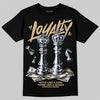 TAN Sneakers DopeSkill T-Shirt Loyalty Graphic Streetwear - Black