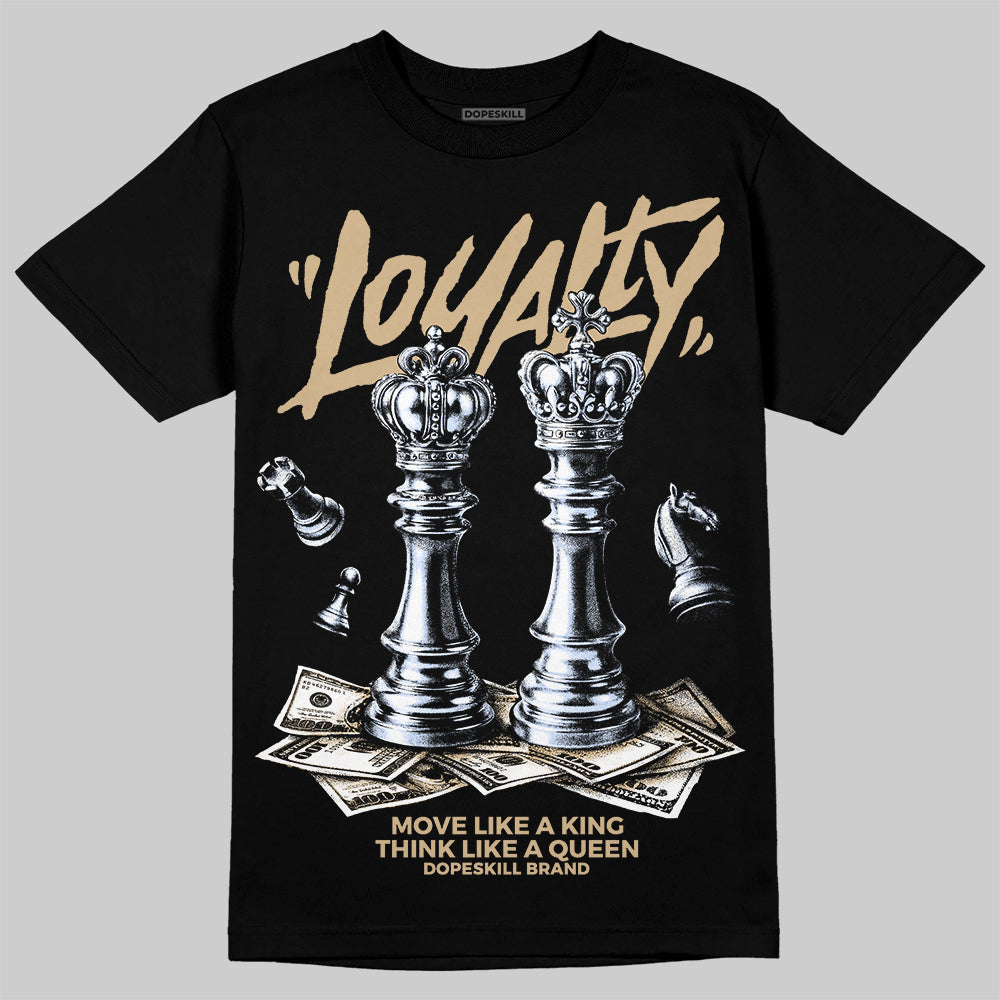 TAN Sneakers DopeSkill T-Shirt Loyalty Graphic Streetwear - Black