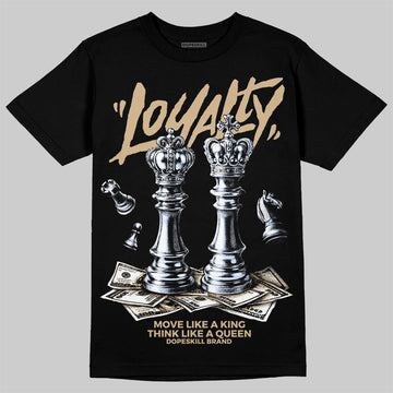TAN Sneakers DopeSkill T-Shirt Loyalty Graphic Streetwear - Black