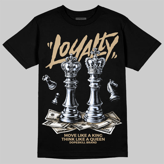 TAN Sneakers DopeSkill T-Shirt Loyalty Graphic Streetwear - Black