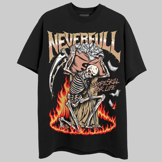 TAN Sneakers DopeSkill T-Shirt NeverFull Graphic Streetwear - Black