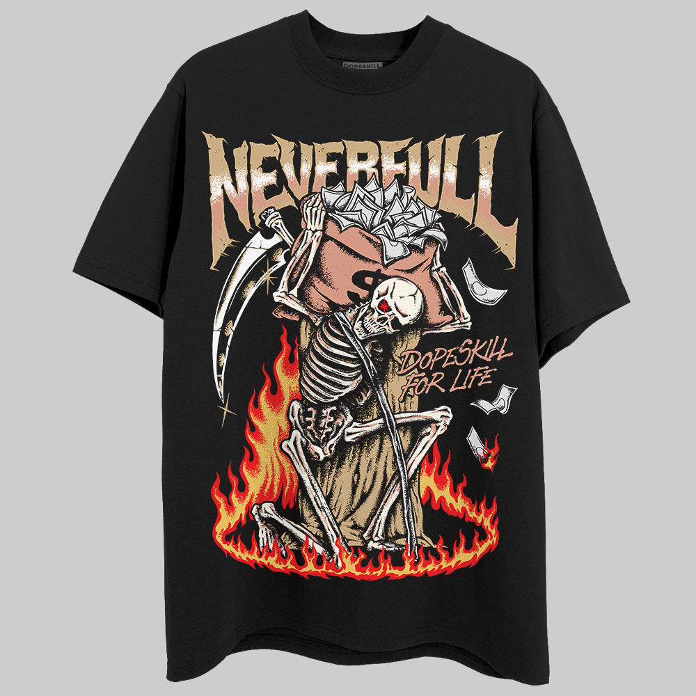 TAN Sneakers DopeSkill T-Shirt NeverFull Graphic Streetwear - Black