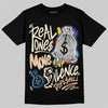 Jordan 17 Retro Low SP Infinite Archives DopeSkill T-Shirt Real Ones Move In Silence Graphic Streetwear - Black