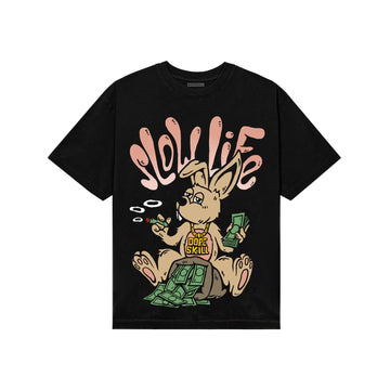 TAN Sneakers DopeSkill T-Shirt Slow Life Graphic Streetwear - Black