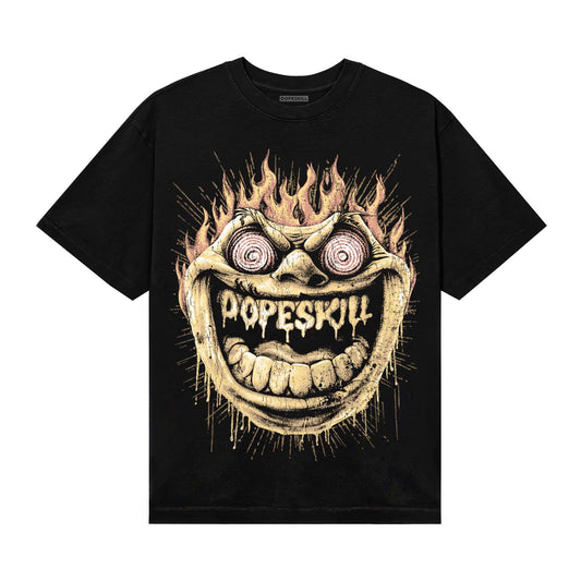 TAN Sneakers DopeSkill T-Shirt Hellfire Graphic Streetwear - Black